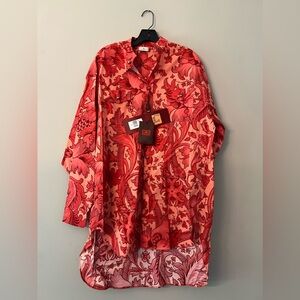 Etro top. Size 48. Color- red.